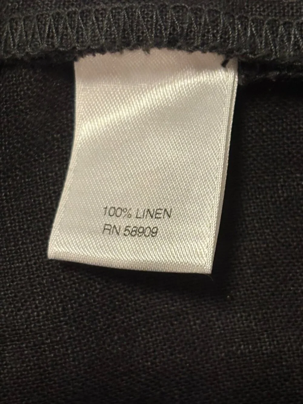 Murano 100% Linen Black Cargo Pants Men’s 35x34 Straight Leg Lightweight Casual